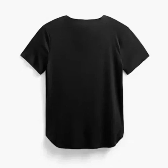 NWT Ministry of Supply Women's Luxe Touch Tee Shirt Black Comfort Stretch XS/S - Picture 5 of 12